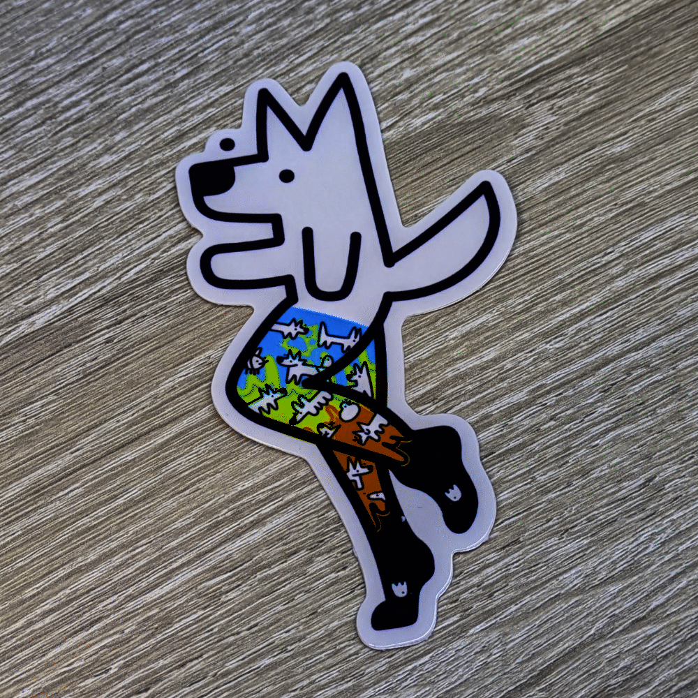 Leggy Lad Sticker