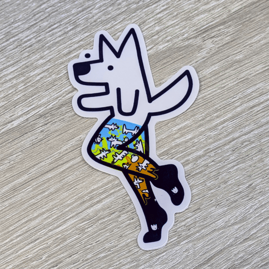 Leggy Lad Sticker