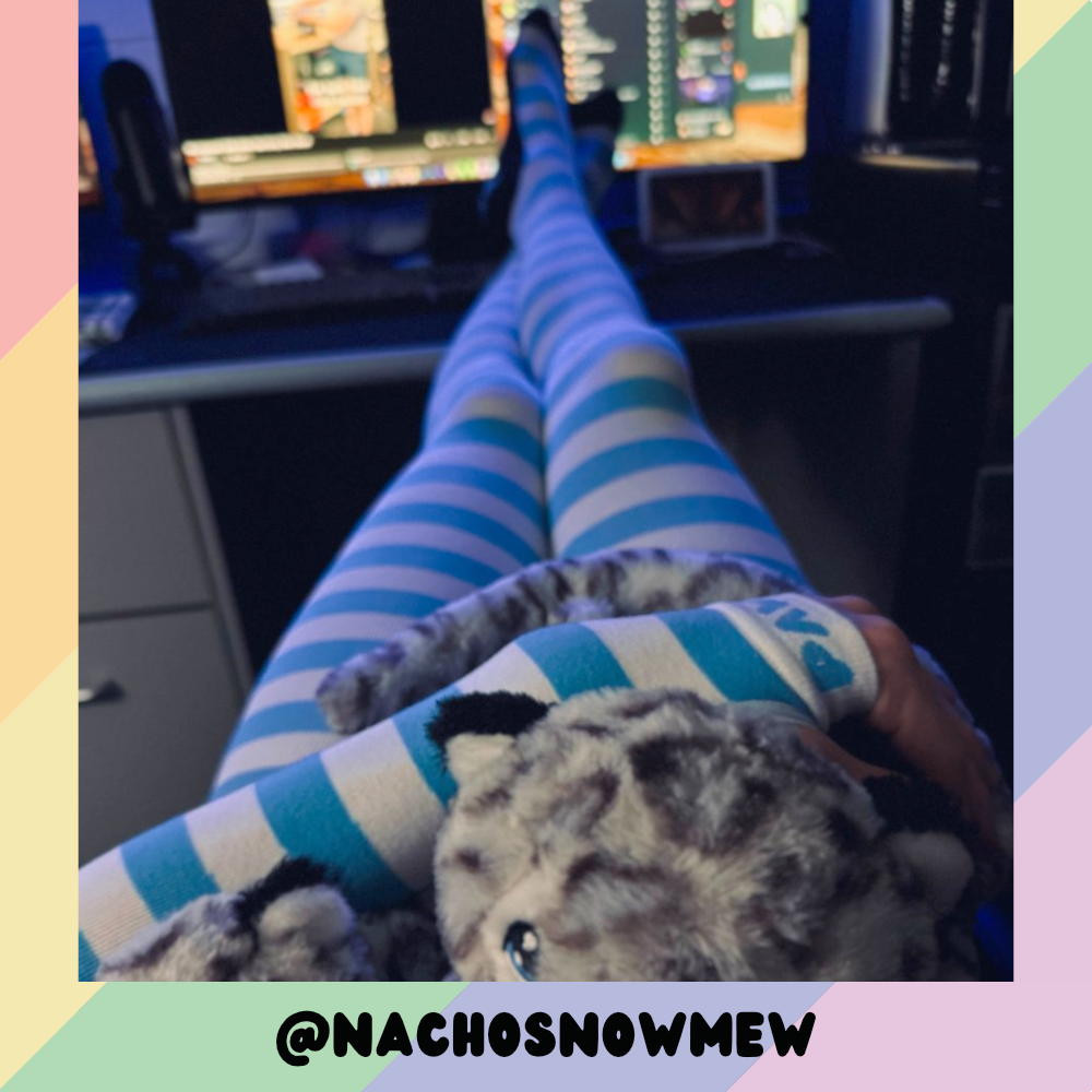 Light Blue vs White Arm Warmers