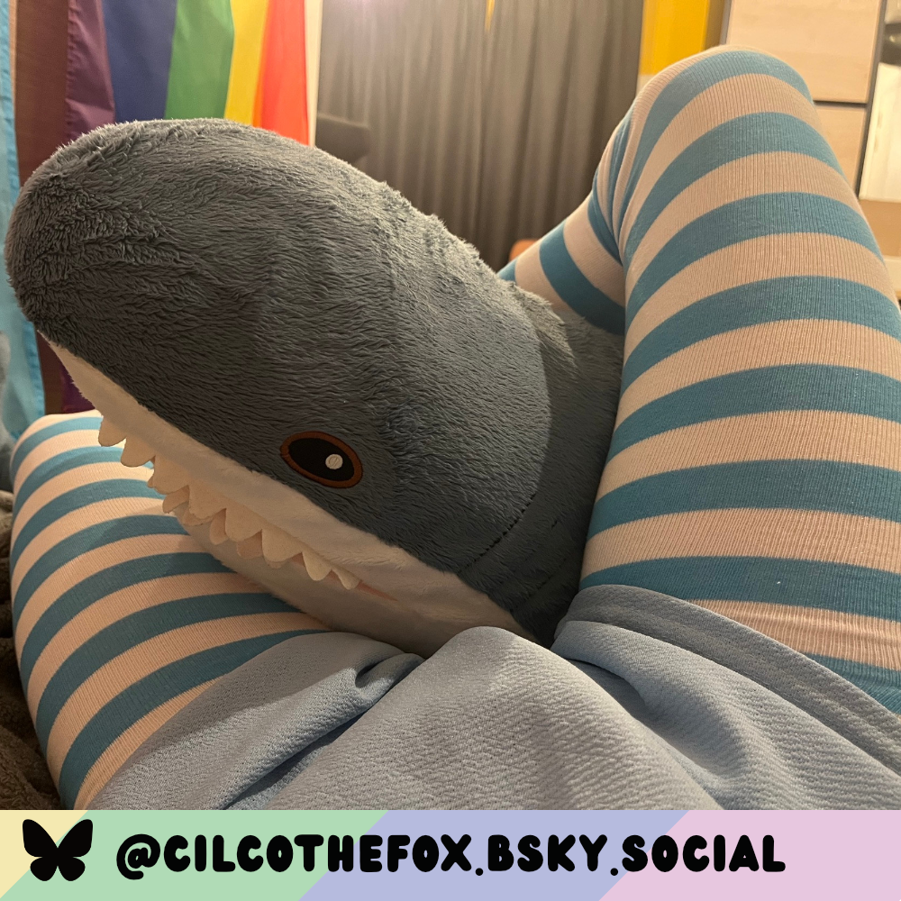 Light Blue vs White Thicc Thigh High Sockies