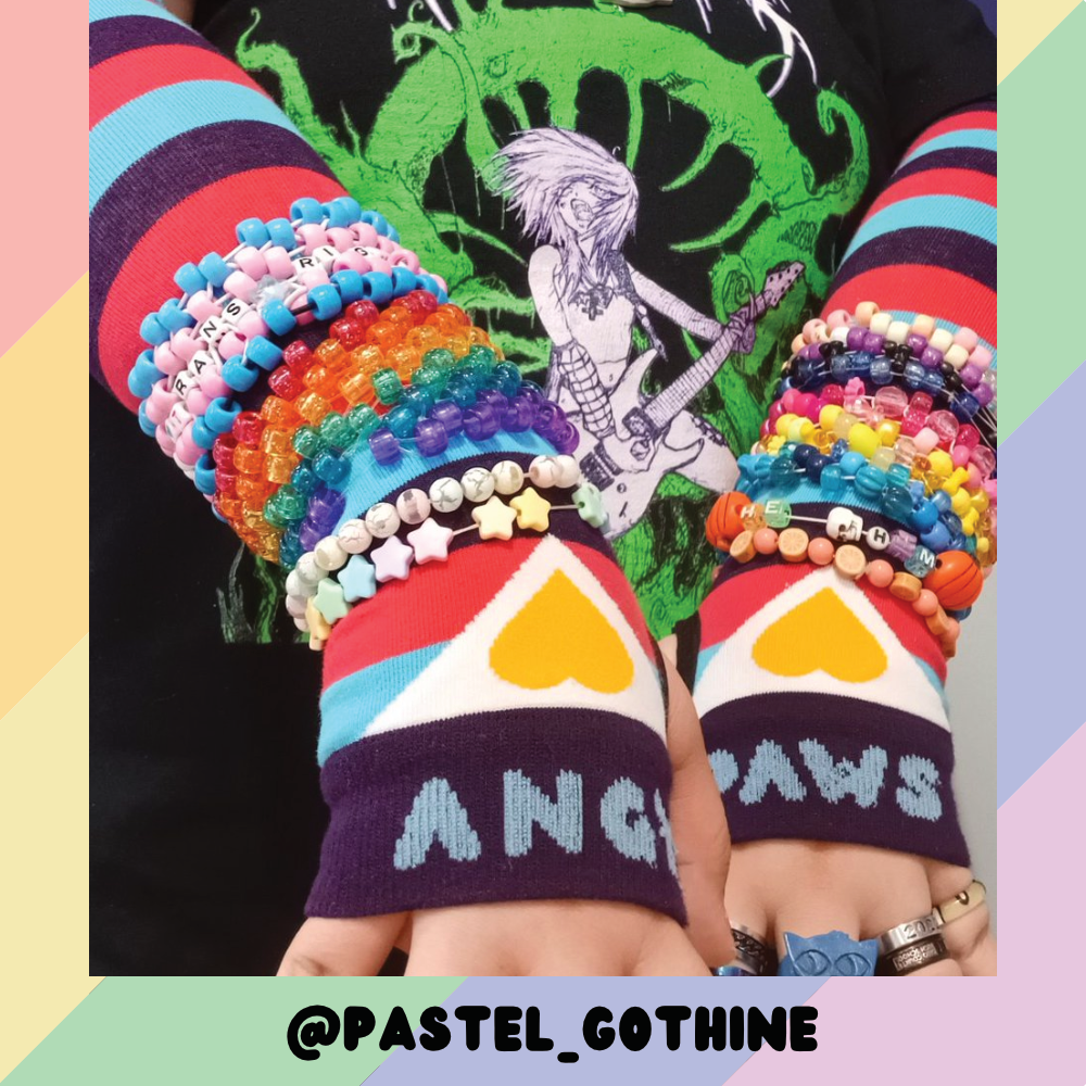 Polyamory Pride Arm Warmers