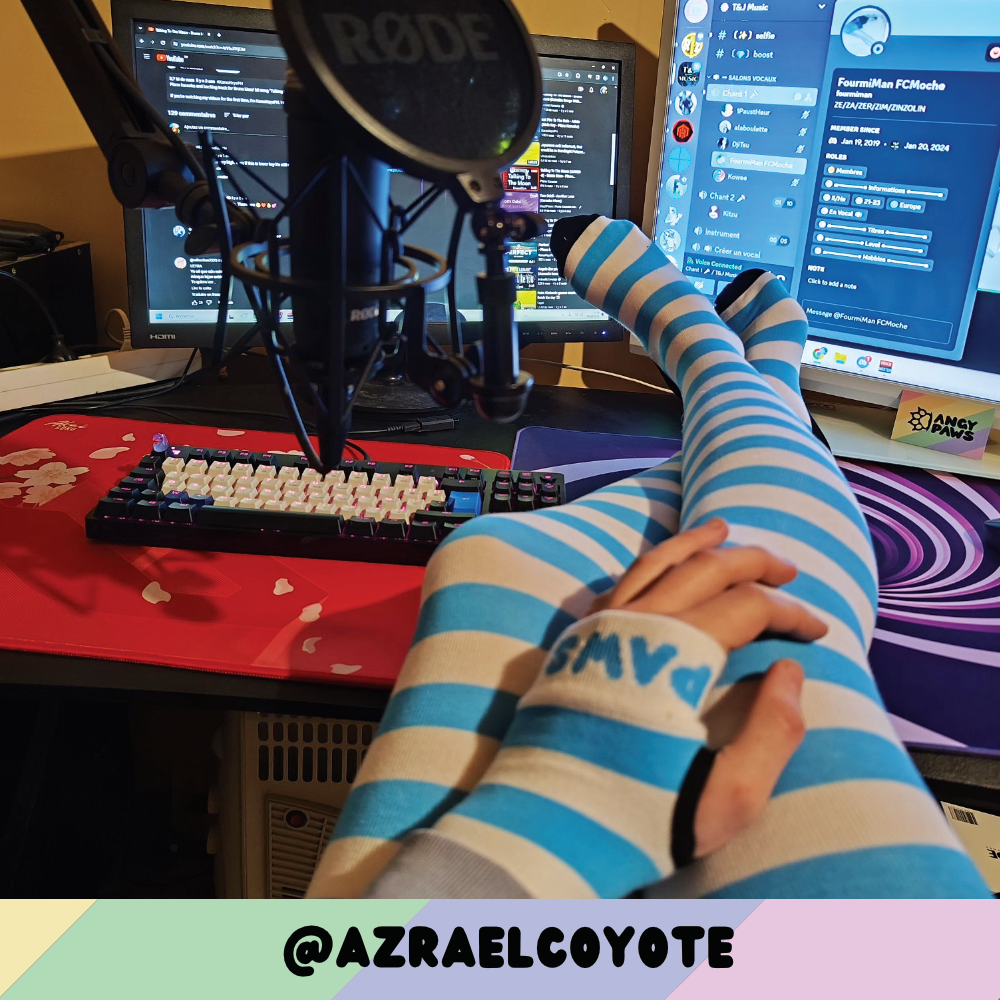 Light Blue vs White Arm Warmers