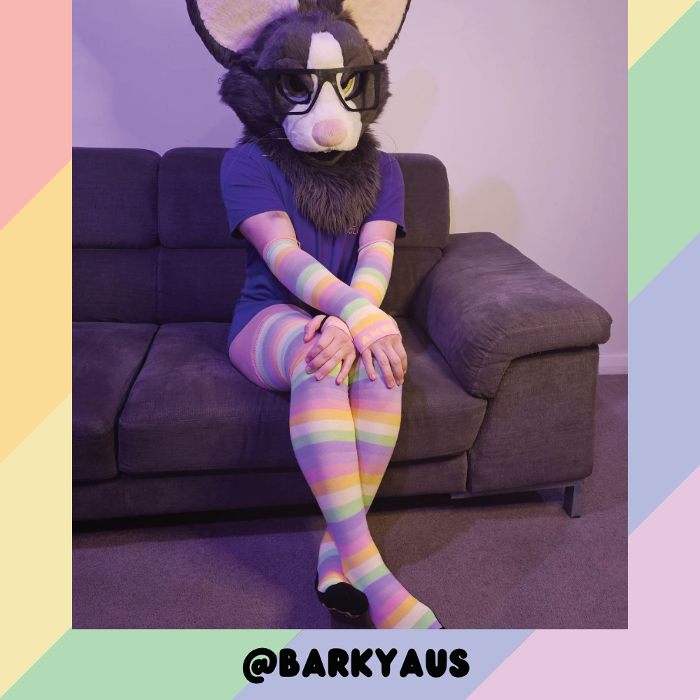 Pastel Rainbow Slim Thigh High Sockies