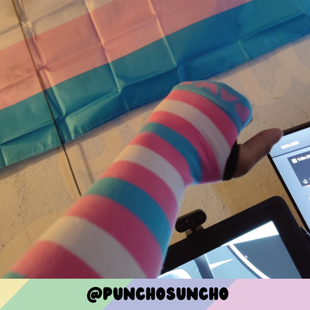Trans Pride Arm Warmers