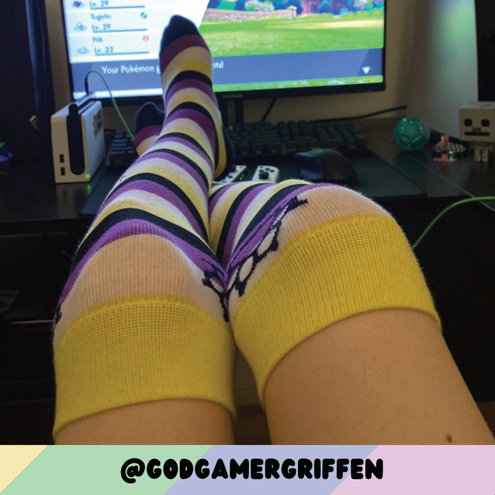 Enby Pride Sockies