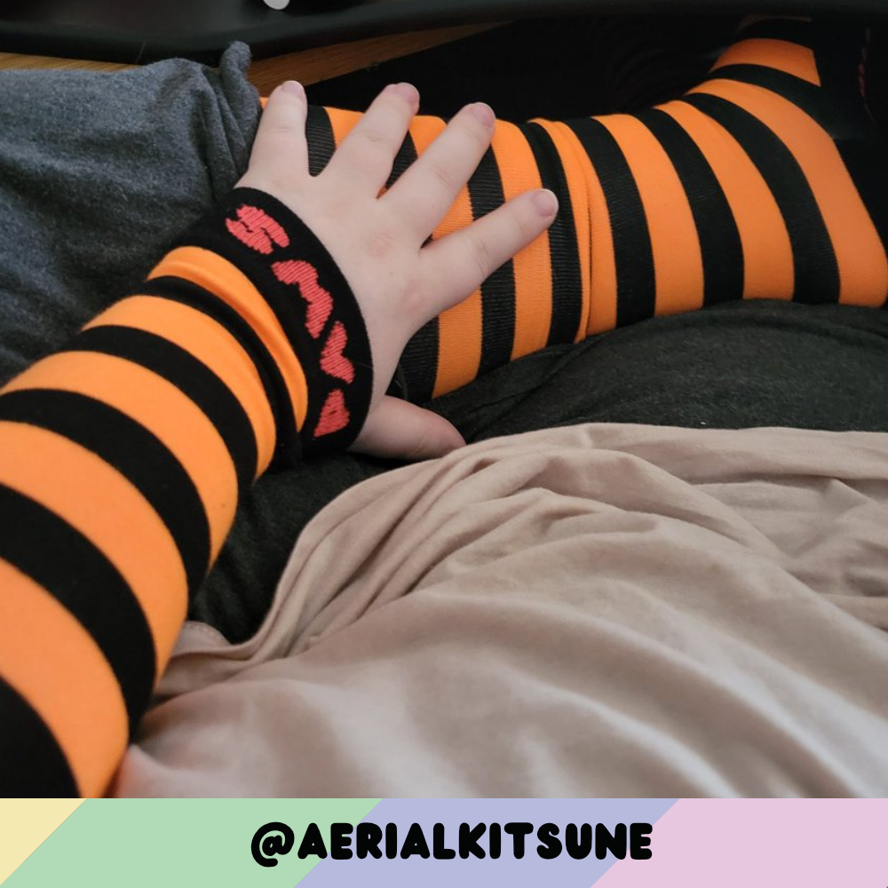 Neon Orange vs Black Sockies