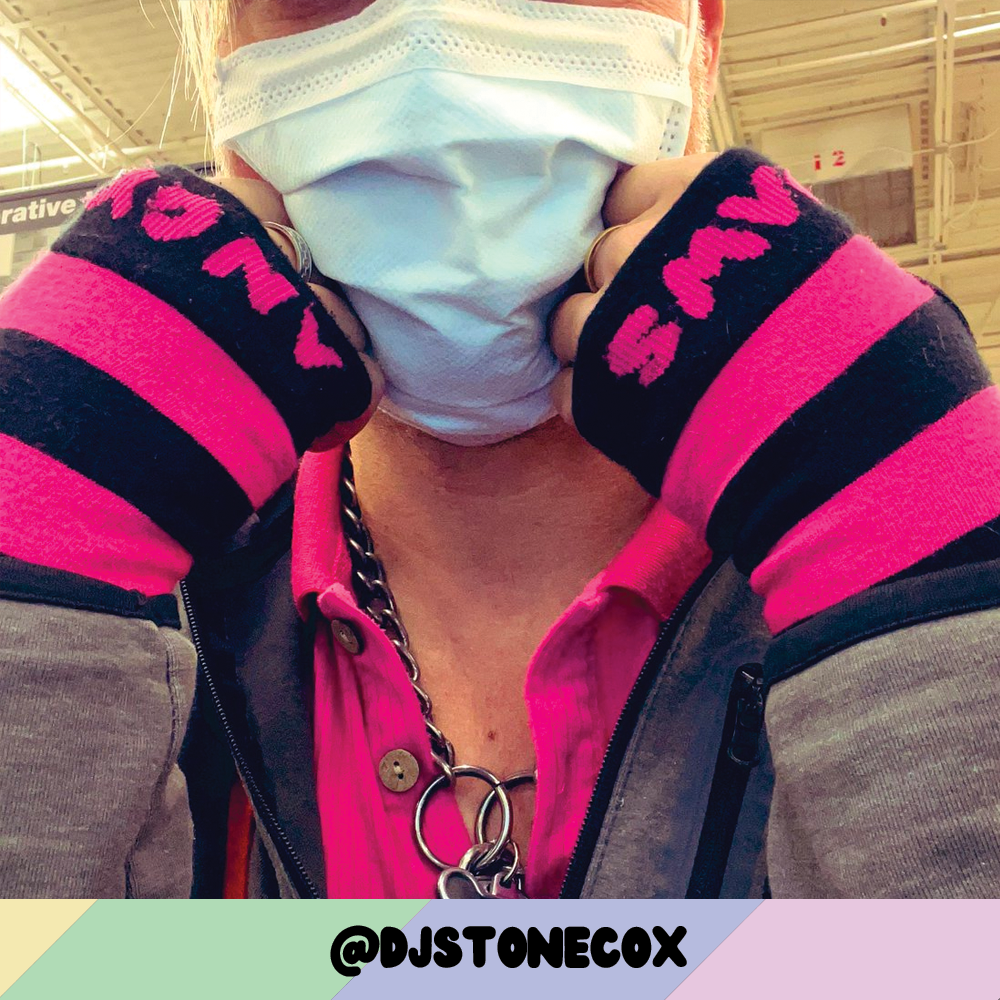 Pink vs Black Arm Warmers