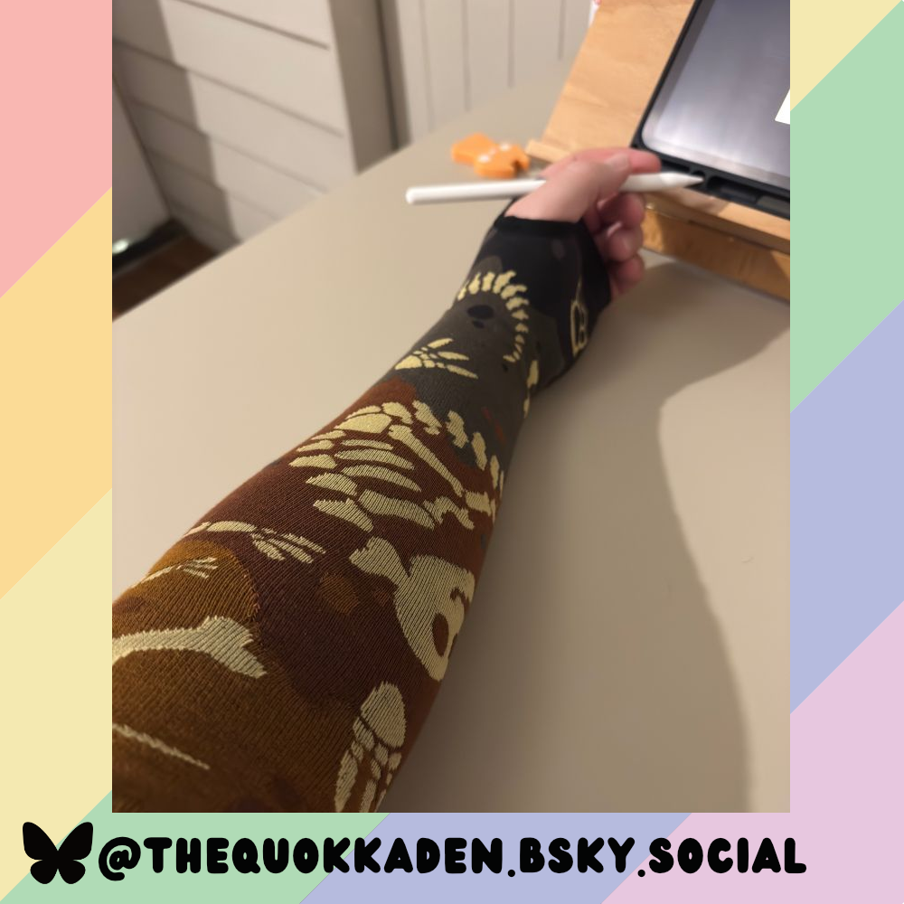 Dino Bones Arm Warmers