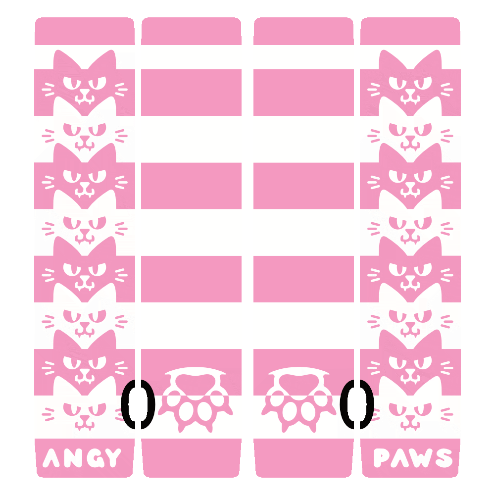Light Pink Angy Cat Stak Arm Warmers