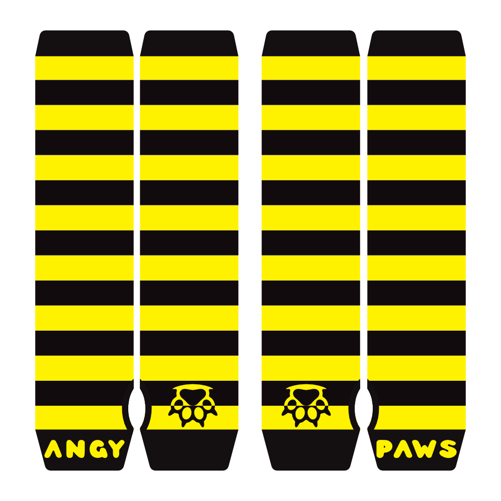 Neon Yellow vs Black Arm Warmers