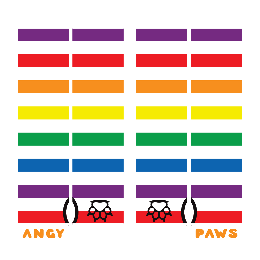 Rainbow vs White Arm Warmers