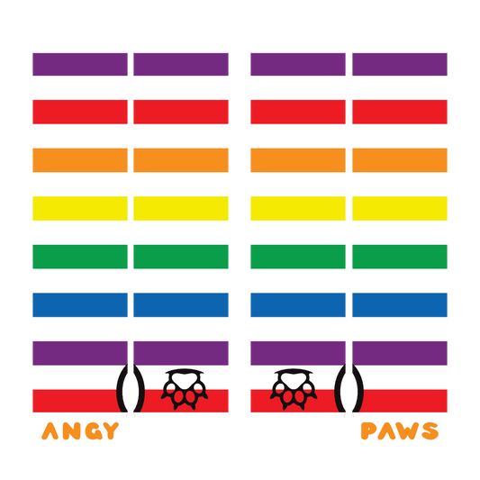 Rainbow vs White Arm Warmers