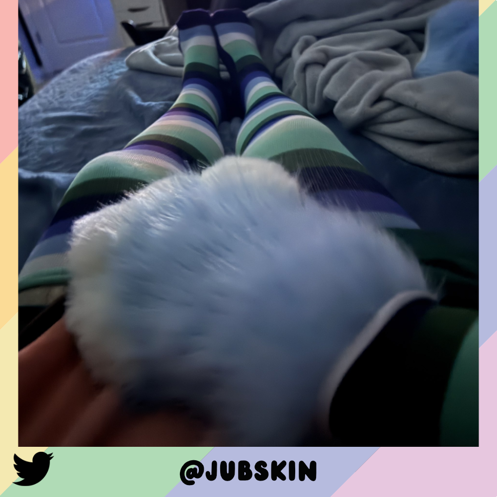 MLM Pride Thigh High Sockies