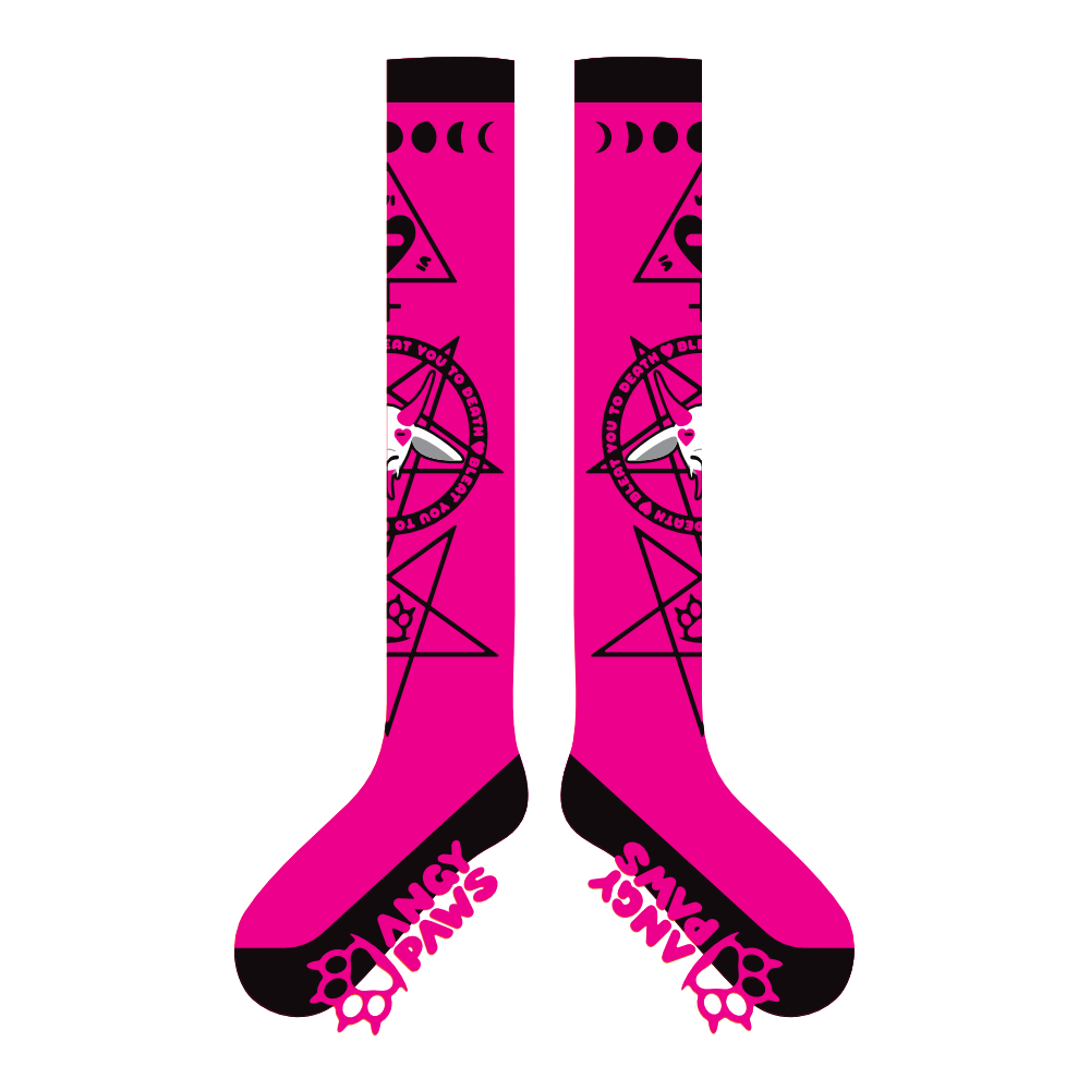 Bleat You To Death Pink Sockies