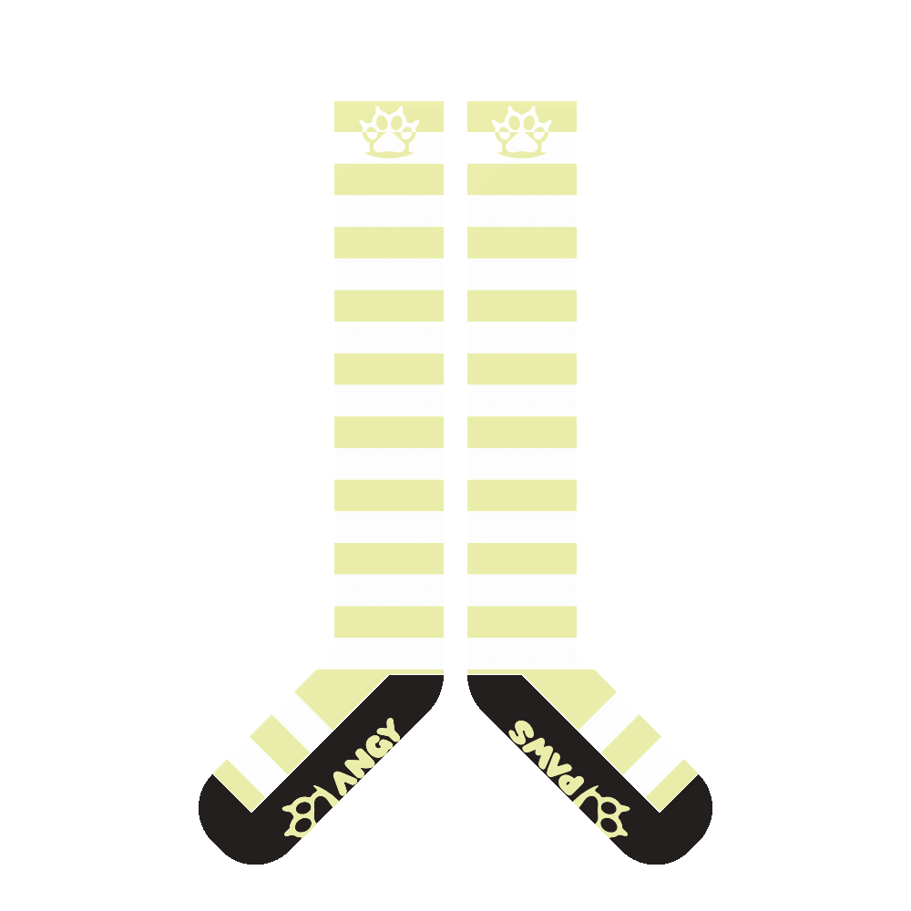 Pastel Green vs White Sockies