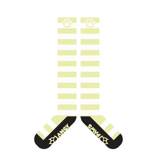 Pastel Green vs White Sockies