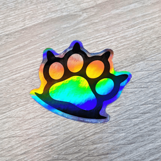 Holographic Brass Beans Sticker