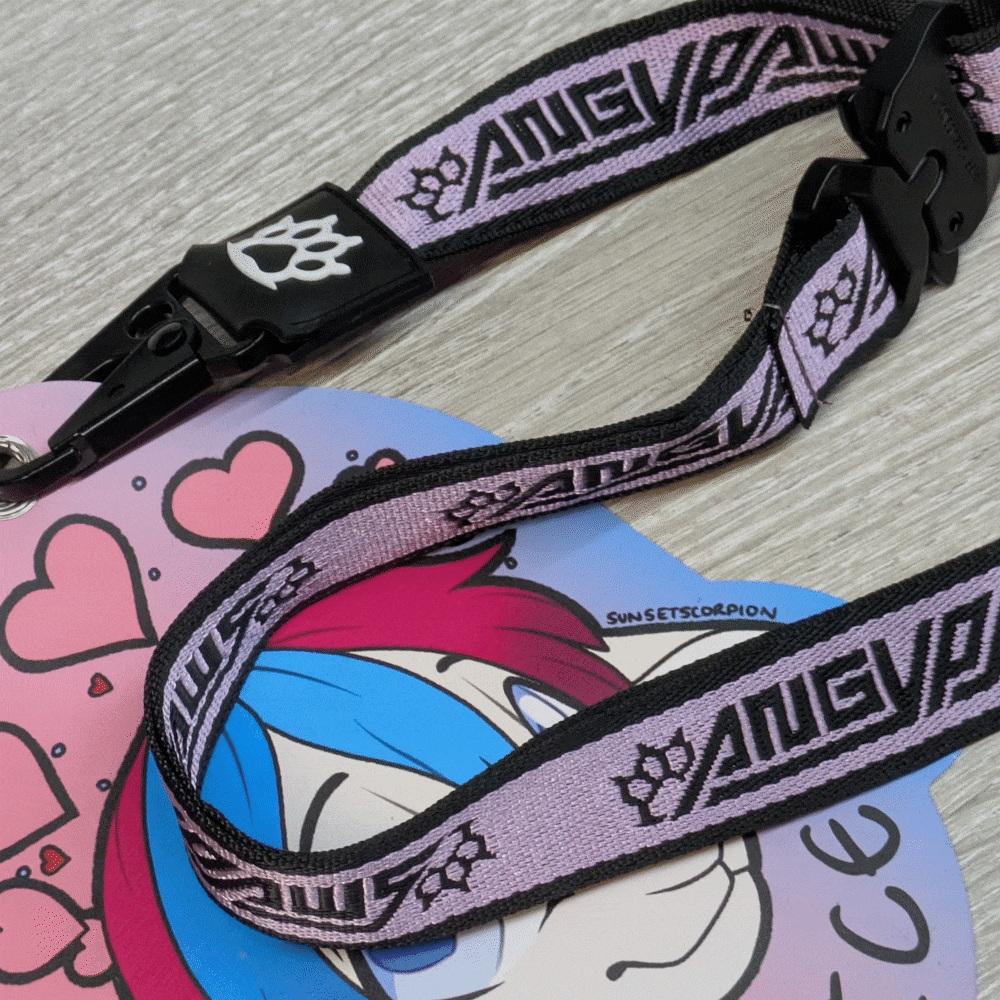 Angy Paws Badge Strap