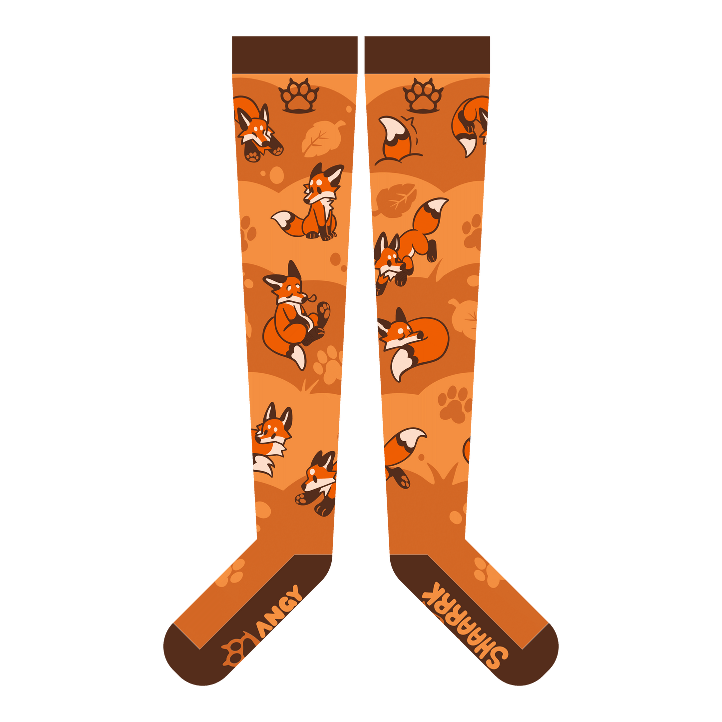 Autumn Fox Thigh High Sockies