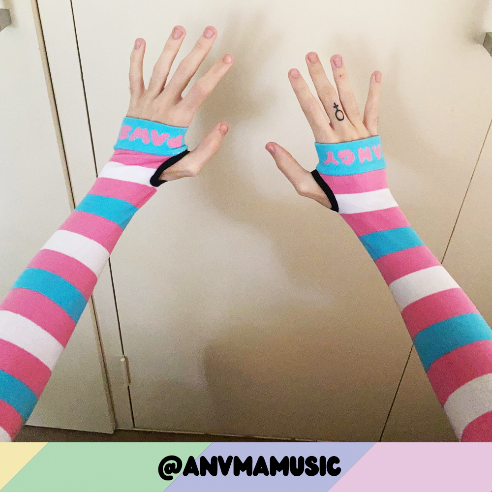 Trans Pride Arm Warmers