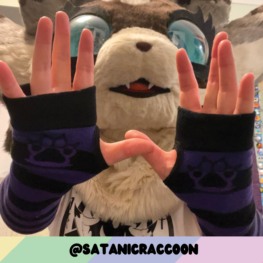 Purple vs Black Arm Warmers