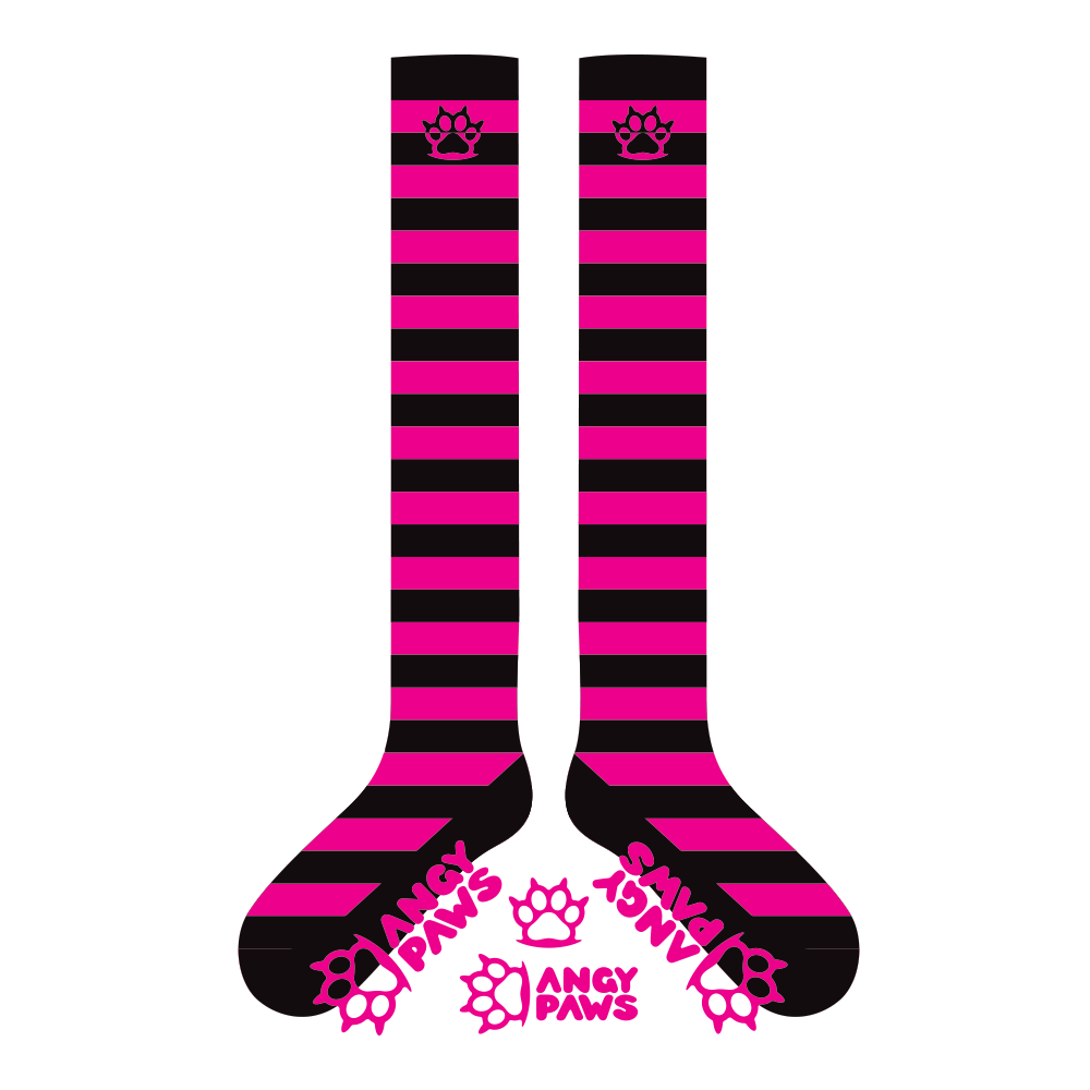 Pink vs Black Sockies