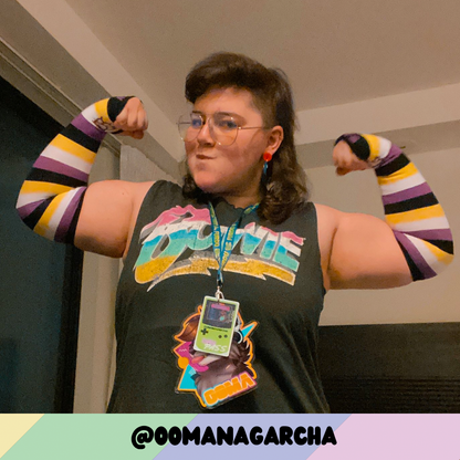 Enby Pride Arm Warmers
