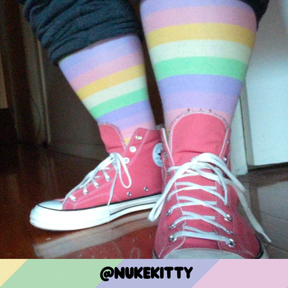 Pastel Rainbow Sockies