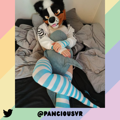 Light Blue vs White Arm Warmers