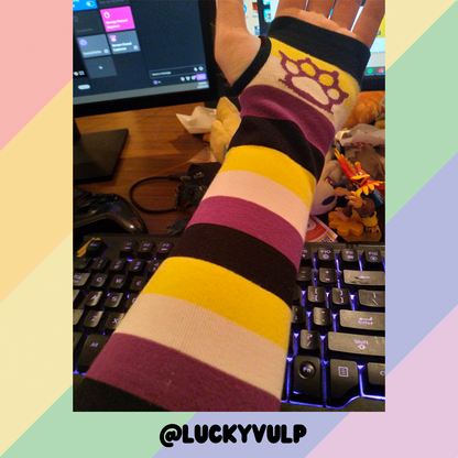 Enby Pride Arm Warmers