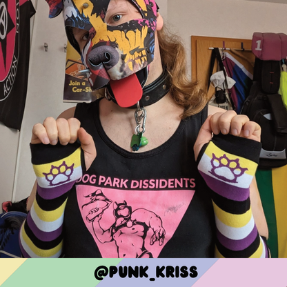 Enby Pride Arm Warmers