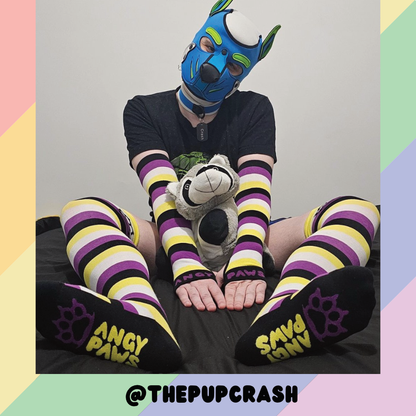 Enby Pride Arm Warmers