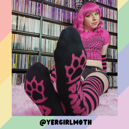 Pink vs Black Arm Warmers