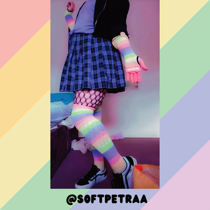 Pastel Rainbow Sockies