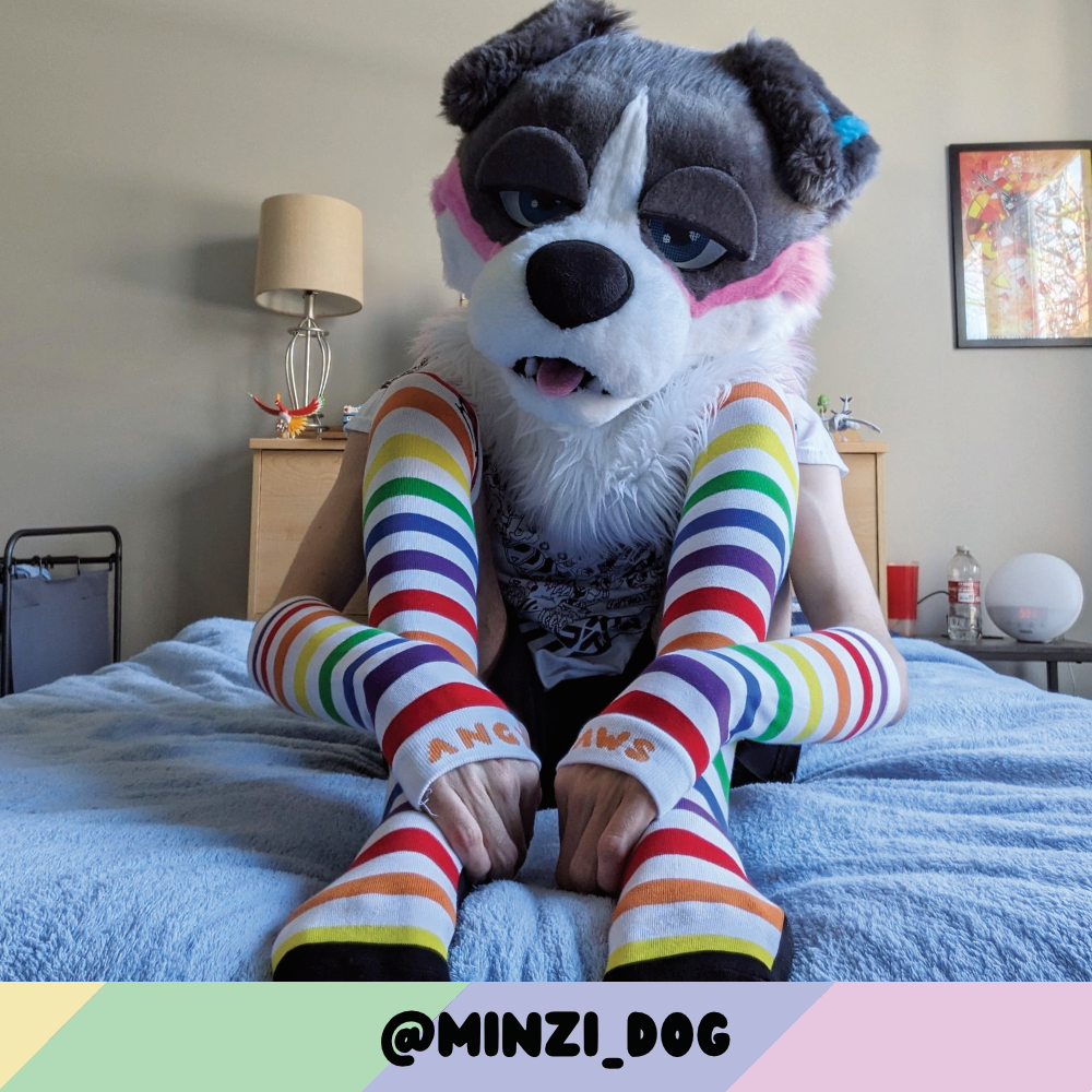 Rainbow vs White Arm Warmers