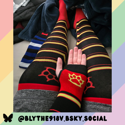 Rubber Pride Arm Warmers