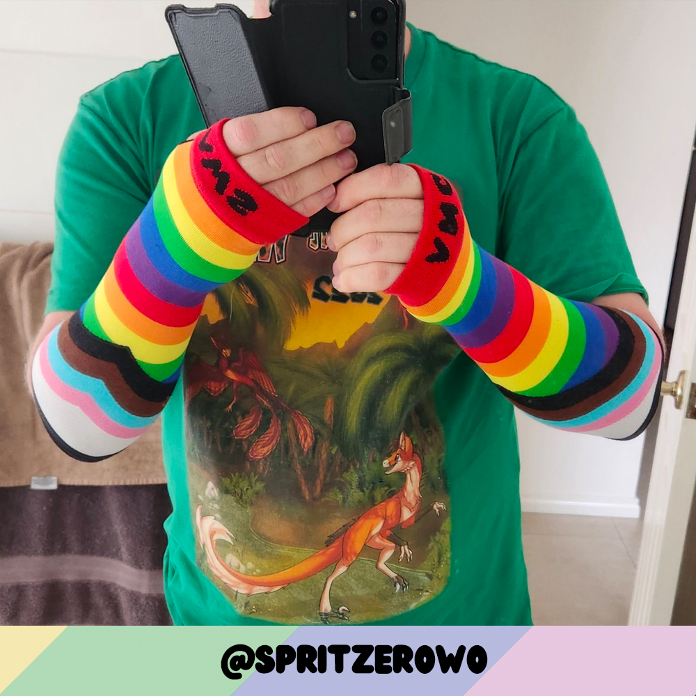 Progress Pride Arm Warmers