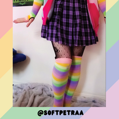 Pastel Rainbow Sockies