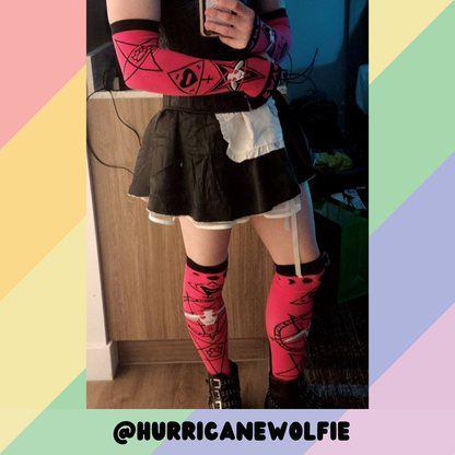 Bleat You To Death Pink Sockies