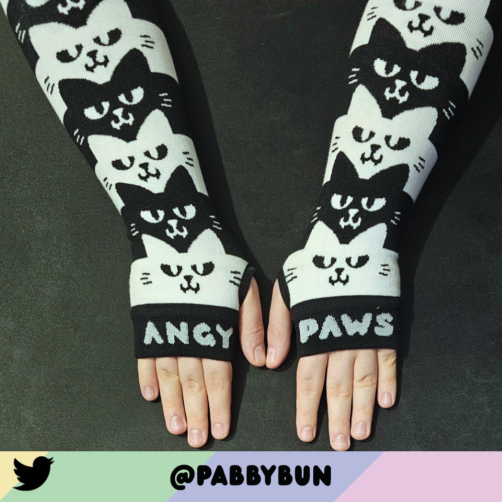 Mono Angy Cat Stak Arm Warmers