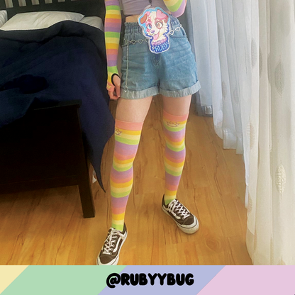 Pastel Rainbow Sockies