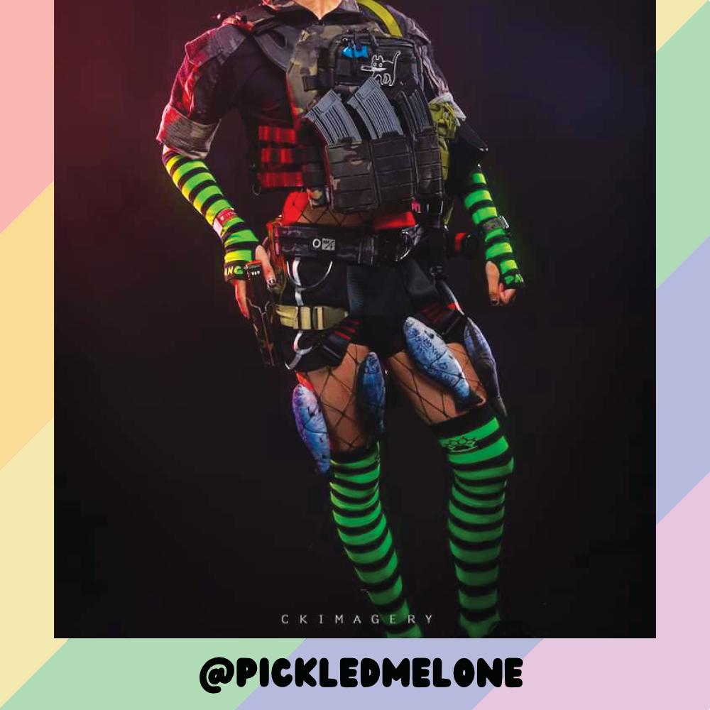Neon Green vs Black Arm Warmers