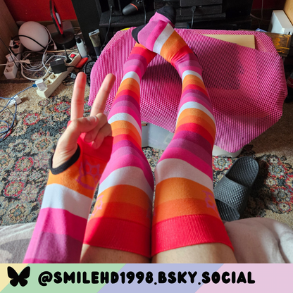 Lesbian Pride Arm Warmers
