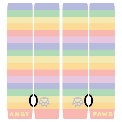 Pastel Rainbow Arm Warmers