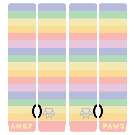 Pastel Rainbow Arm Warmers