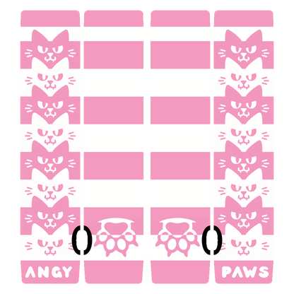 Light Pink Angy Cat Stak Arm Warmers