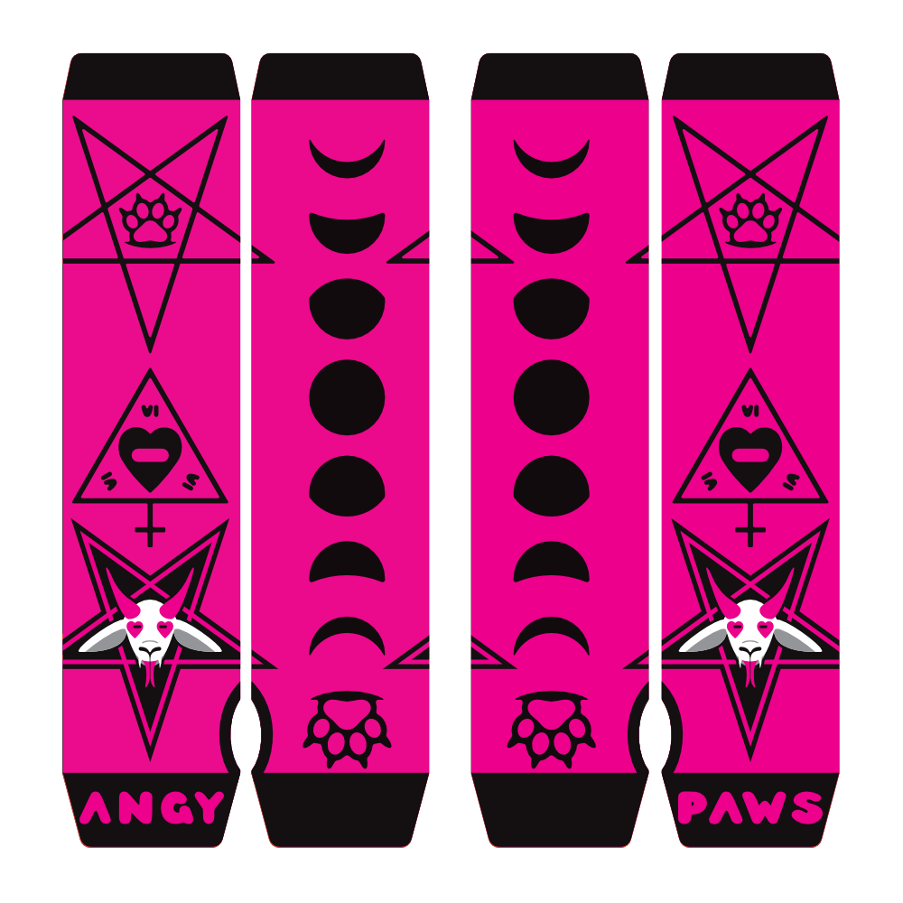 Bleat You To Death Pink Arm Warmers