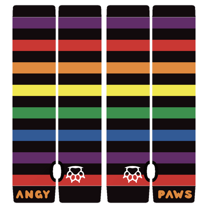 Rainbow vs Black Arm Warmers