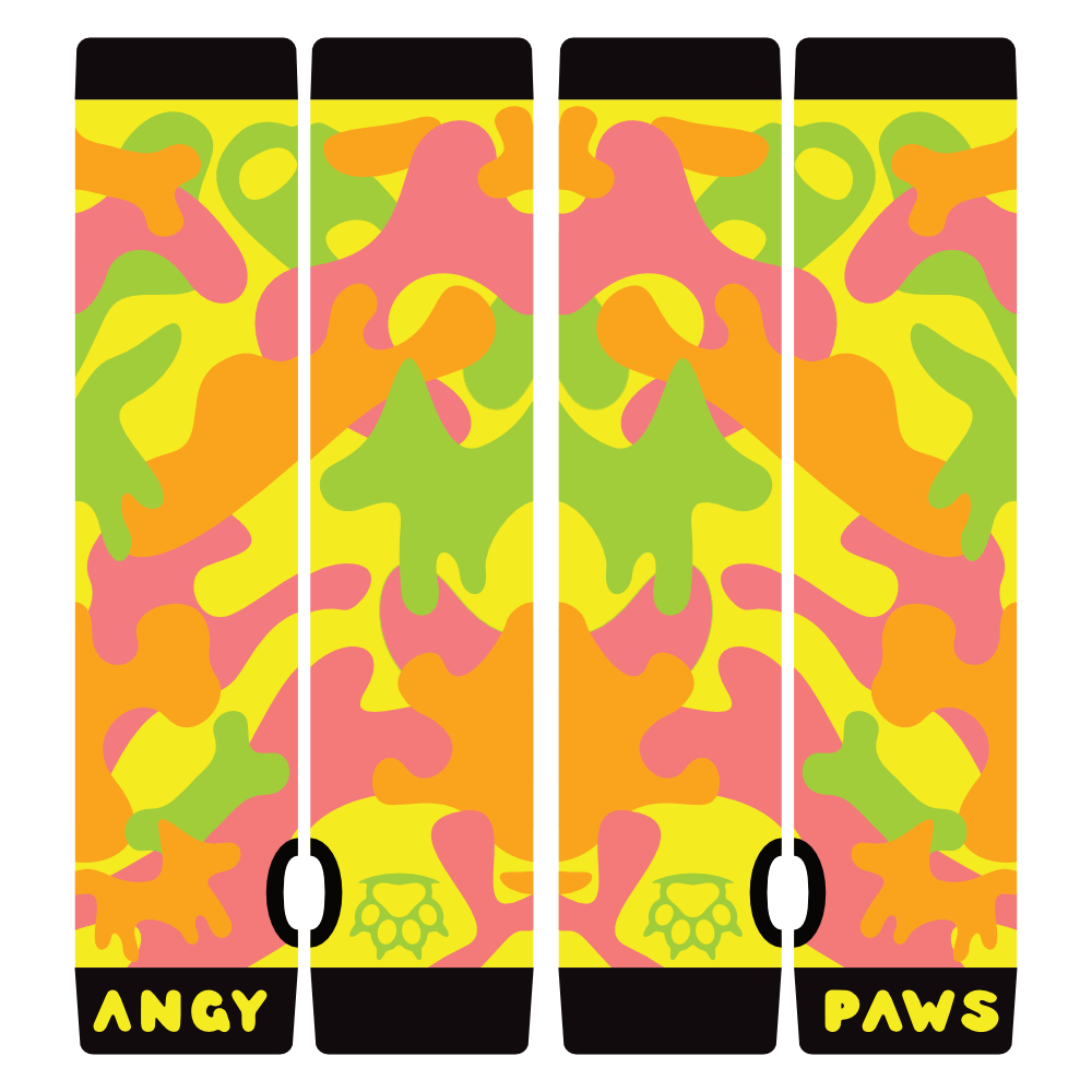 Neon Camo Arm Warmers