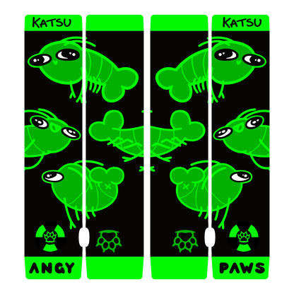 Radioactive Shrimp Arm Warmers